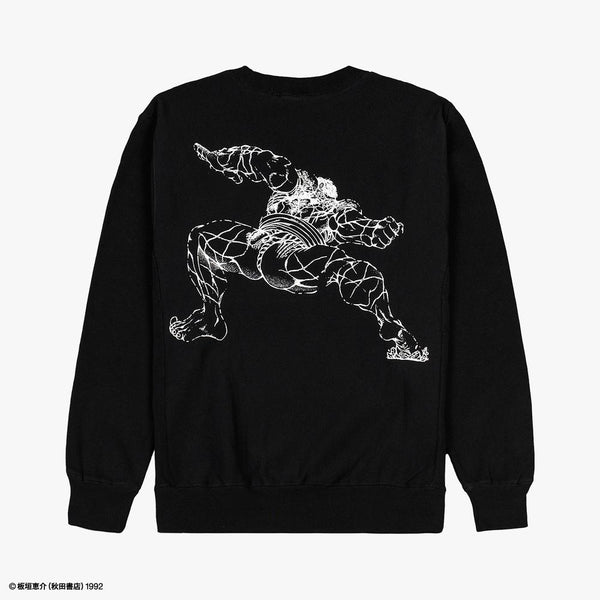 『刃牙』Crew Sweat "The Strong is The Beautiful"