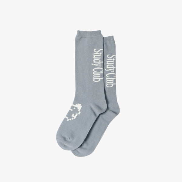 "Tamagotchi" Study Club Socks (Gray)