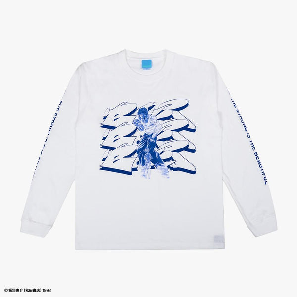 『刃牙』MEQRI Long Sleeve Tee Graffiti