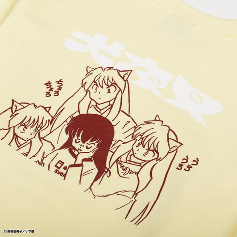 『犬夜叉』うろちょろSweatshirt フロストイエロー