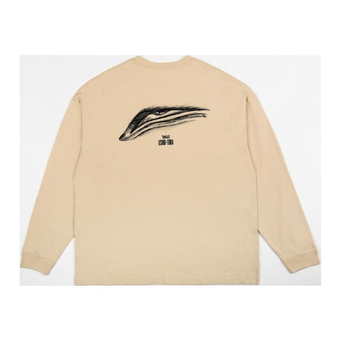 『うしおととら』Long Sleeve Tee 白面 サンドベージュ