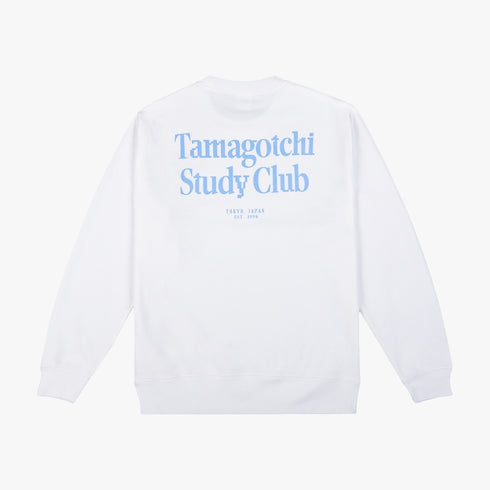 "Tamagotchi" Study Club Sweatshirt - White