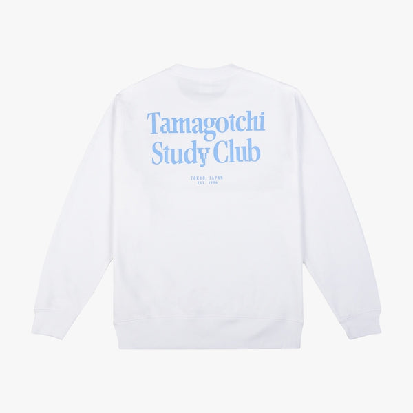 "Tamagotchi" Study Club Sweatshirt - White