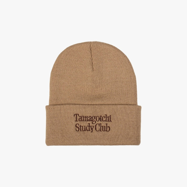 "Tamagotchi" Study Club Knit Cap, Brown