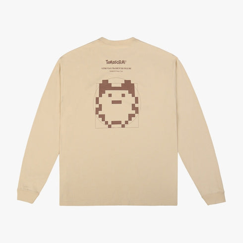 "Tamagotchi" Study Club Long-Sleeve T-Shirt: Mametchi