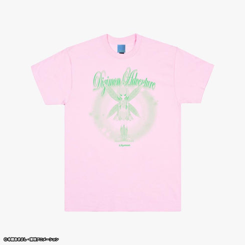『デジモンアドベンチャー』Tee リリモン ライトピンク