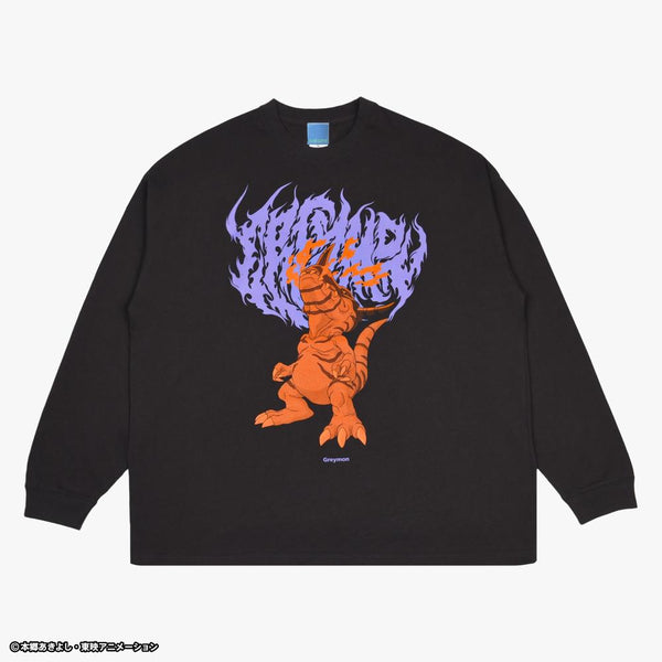 『デジモンアドベンチャー』Long Sleeve Tee グレイモン
