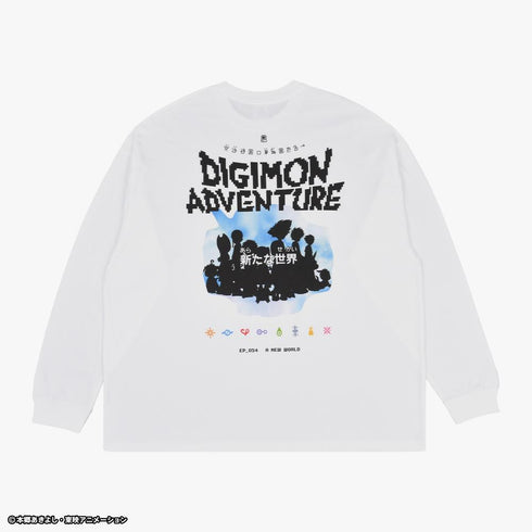 『デジモンアドベンチャー』Long Sleeve Tee 新たな世界
