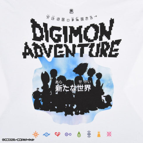 『デジモンアドベンチャー』Long Sleeve Tee 新たな世界