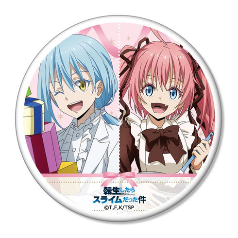 『転生したらスライムだった件』描き下ろし トレーディング缶バッジ バレンタインVer.【BOX】