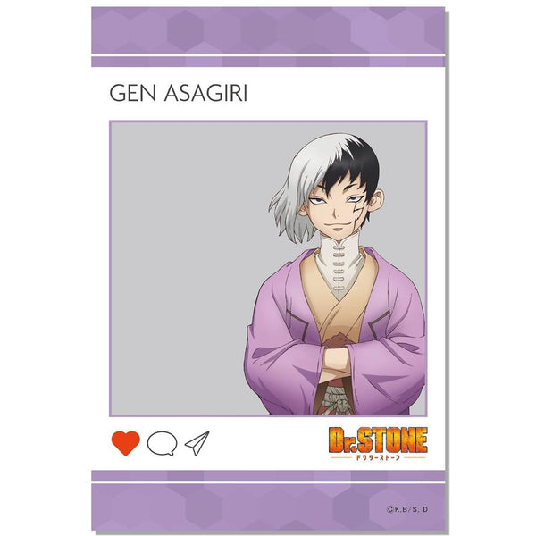 『Dr.STONE』SNS風クリアカード あさぎりゲン