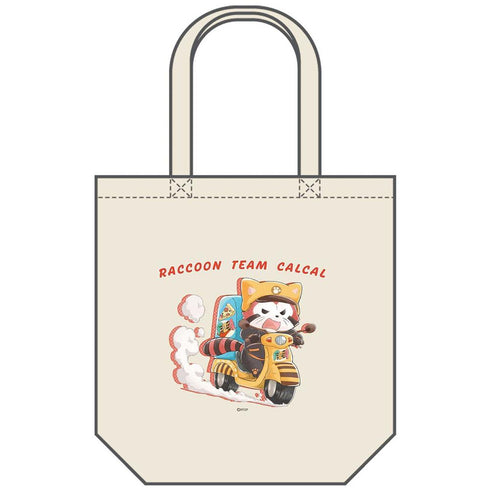 『あらいぐまカルカル団』トートバッグ(ピザ配達)