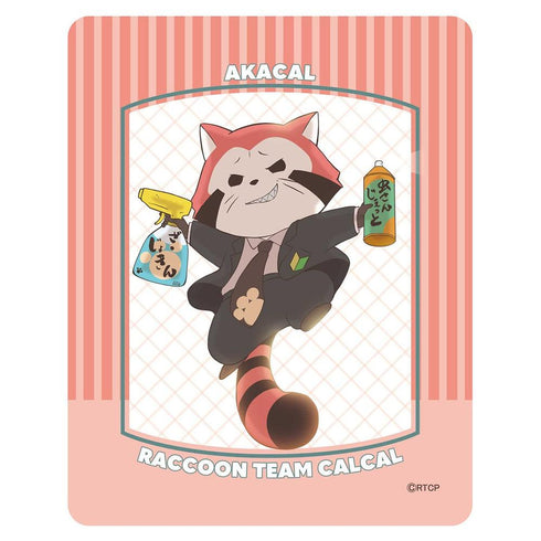 『あらいぐまカルカル団』マウスパッド(アカカル)