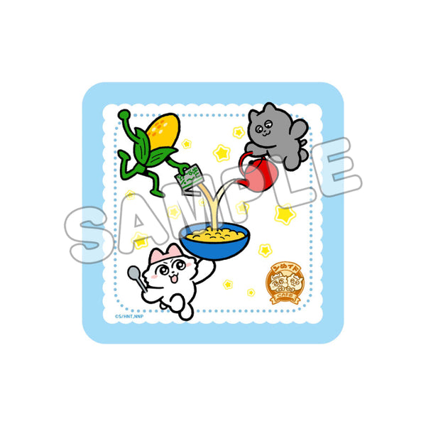 『ンめねこ』ミニハンドタオル コンポタめし