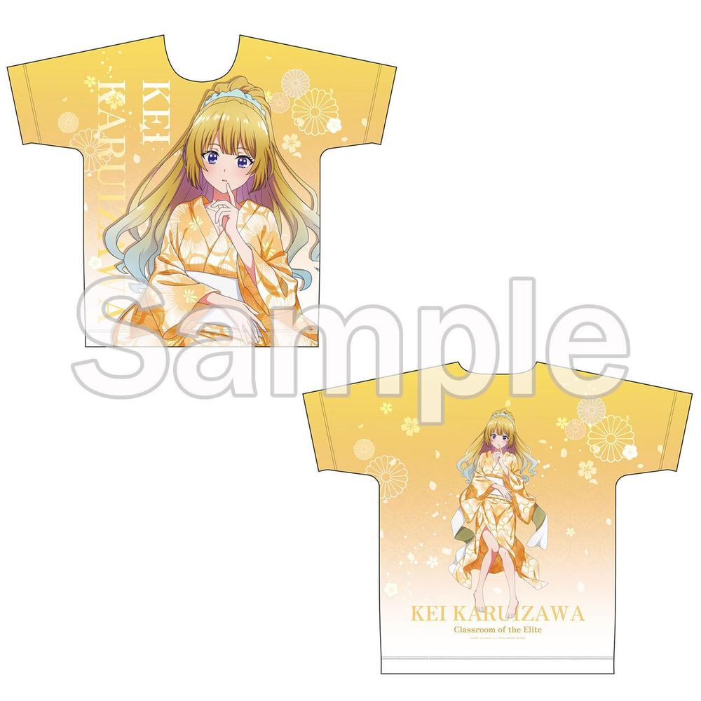 軽井沢恵 Tシャツ フルグラフィック ようこそ実力至上主義の教室へ ようこそ実力至上主義の教室へ フルグラフィックTシャツ 軽井沢