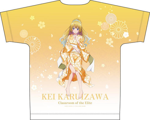 『ようこそ実力至上主義の教室へ』【描き下ろし】フルグラフィックTシャツ 軽井沢恵(和服) 【202604再販】