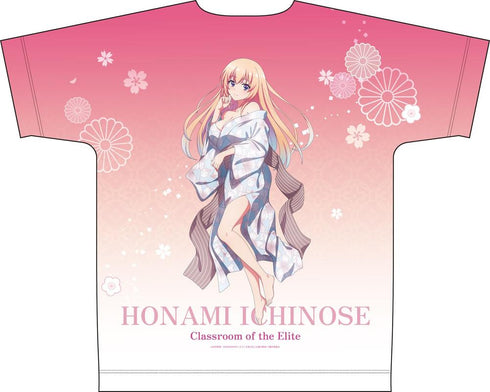 『ようこそ実力至上主義の教室へ』【描き下ろし】 フルグラフィックTシャツ 一之瀬帆波(和服) 【202604再販】