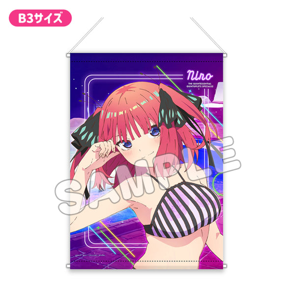 『五等分の花嫁*』プレミアムB3タペストリー 水着ナイトプール二乃【202603再販】