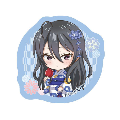 『時々ボソッとロシア語でデレる隣のアーリャさん』【描き起こし】ダイカットクッションコースター 綾乃(浴衣)