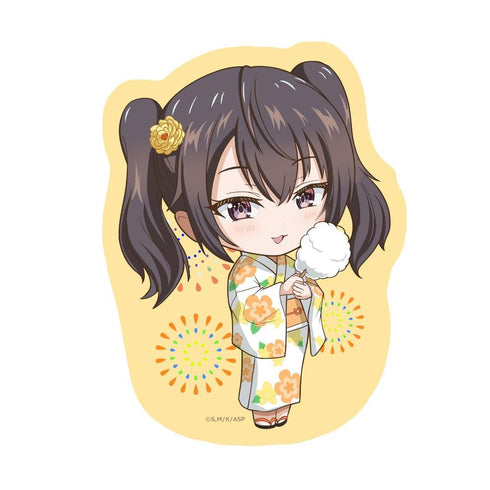 『時々ボソッとロシア語でデレる隣のアーリャさん』【描き起こし】ダイカットビッグマウスパッド 有希(浴衣)