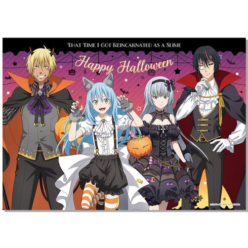 『転生したらスライムだった件』描き下ろしB2キラキラ布ポスター (集合/ハロウィン)