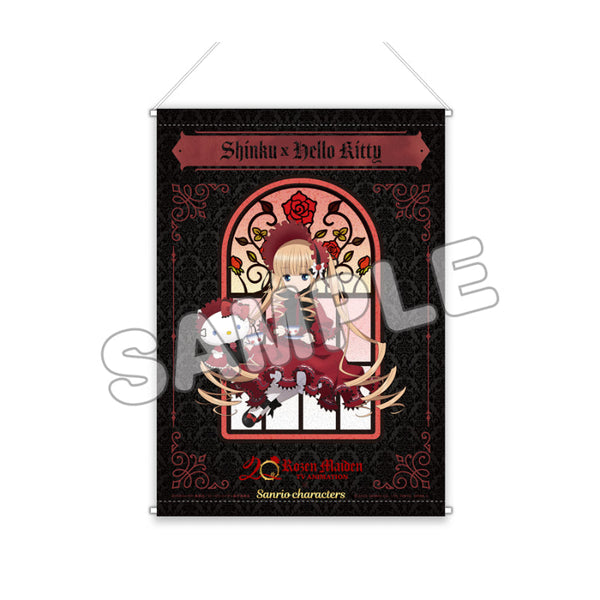 『ローゼンメイデン×サンリオキャラクターズ』B3タペストリー 真紅×ハローキティ