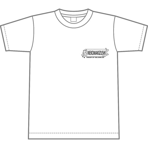 『ニャイト・オブ・ザ・リビングキャット』Tシャツ NEKOMAKIZUSHI M