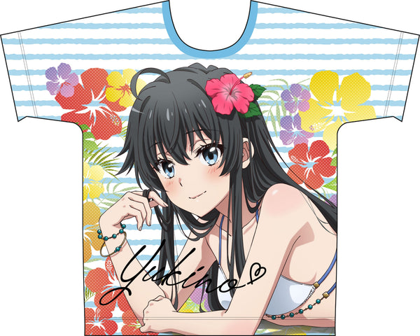 『やはり俺の青春ラブコメはまちがっている。完』【描き下ろし】フルグラフィックTシャツ 雪ノ下雪乃(水着)