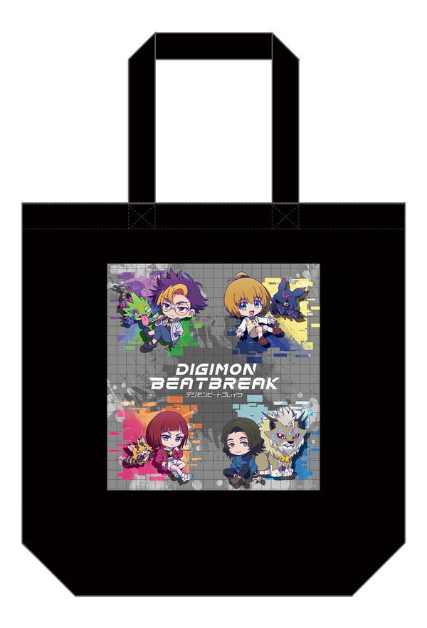 《DIGIMON BEATBREAK》DIGIMON BEATBREAK 托特包 Q版插畫