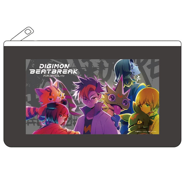 『DIGIMON BEATBREAK』ポーチ(キャラクター集合ビジュアル)