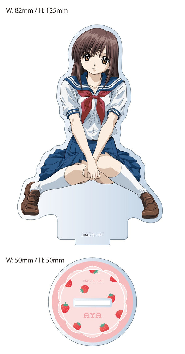 "Strawberry 100%" Acrylic Stand: Aya Tojo (School Uniform)