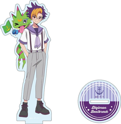 『DIGIMON BEATBREAK』アクリルスタンド トモロウ&ゲッコーモン(マリンルックver)