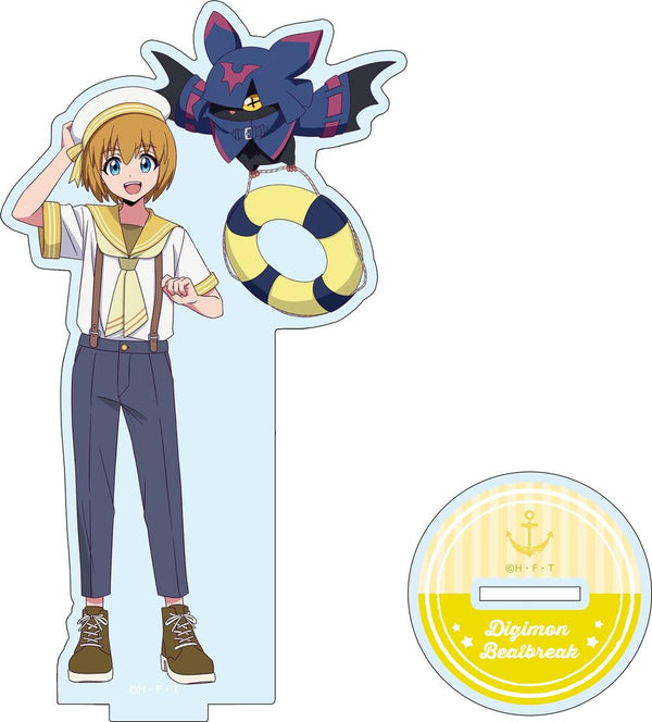 『DIGIMON BEATBREAK』アクリルスタンド マコト&キロプモン(マリンルックver)