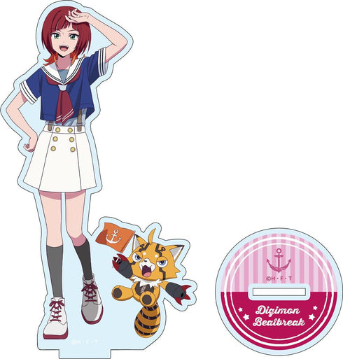『DIGIMON BEATBREAK』アクリルスタンド レーナ&プリスティモン(マリンルックver)