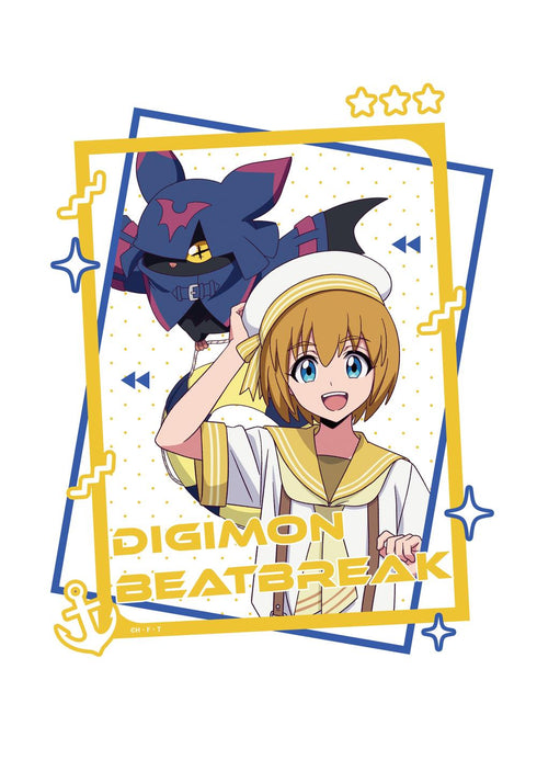『DIGIMON BEATBREAK』Tシャツ マコト&キロプモン(マリンルックver)