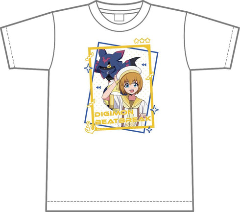 『DIGIMON BEATBREAK』Tシャツ マコト&キロプモン(マリンルックver)