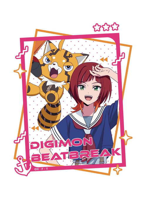 『DIGIMON BEATBREAK』Tシャツ レーナ&プリスティモン(マリンルックver)