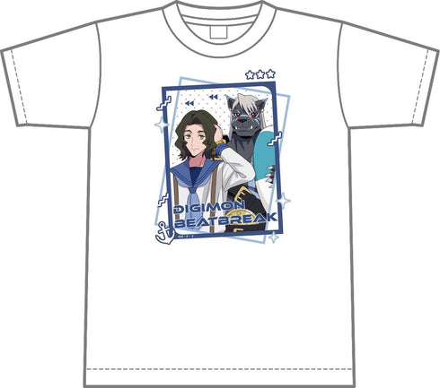 『DIGIMON BEATBREAK』Tシャツ キョウ&ムラサメモン(マリンルックver)