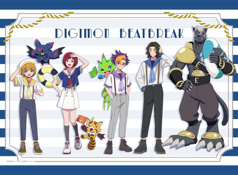 『DIGIMON BEATBREAK』B2タペストリー(マリンルックver)