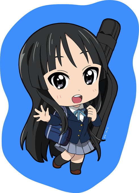『けいおん!』【描き起こし】ダイカットブランケット 澪