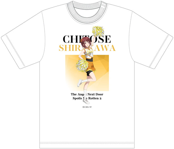 『お隣の天使様にいつの間にか駄目人間にされていた件2』【描き下ろし】Tシャツ 白河千歳(チアガール)