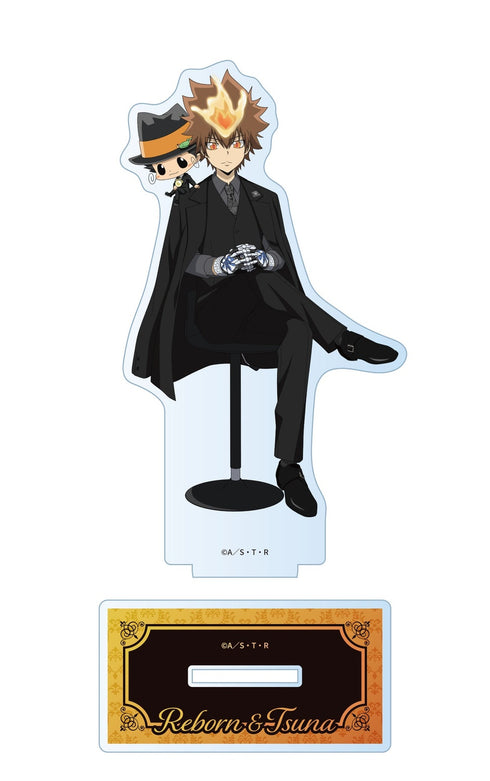『家庭教師ヒットマンREBORN!』【描き下ろし】アクリルスタンド 沢田綱吉&リボーン(カウンターチェア)