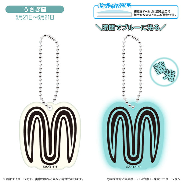 『ワールドトリガー』蓄光キーホルダー うさぎ座