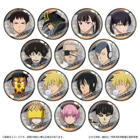 『炎炎ノ消防隊 参ノ章』ホログラム缶バッジ A【BOX】