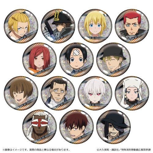 『炎炎ノ消防隊 参ノ章』ホログラム缶バッジ B【BOX】
