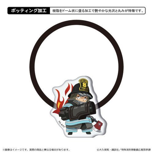 『炎炎ノ消防隊 参ノ章』アクリルヘアゴム/秋樽 桜備
