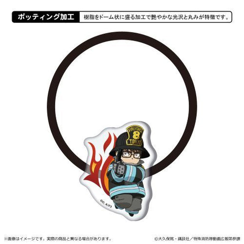 『炎炎ノ消防隊 参ノ章』アクリルヘアゴム/武久 火縄
