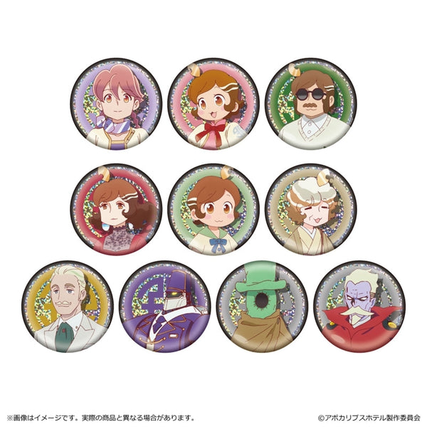 『アポカリプスホテル』ホログラム缶バッジ【BOX】