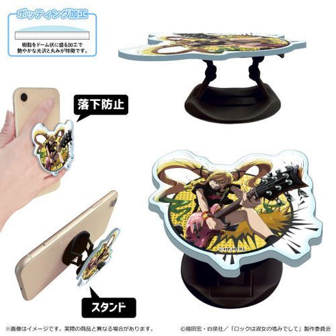 『ロックは淑女の嗜みでして』スマホグリップ/鈴ノ宮 りりさ