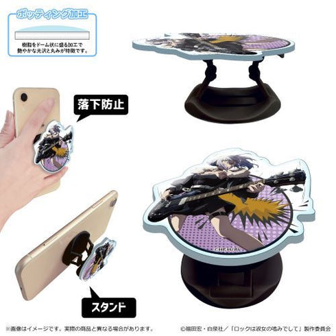 『ロックは淑女の嗜みでして』スマホグリップ/白矢 環